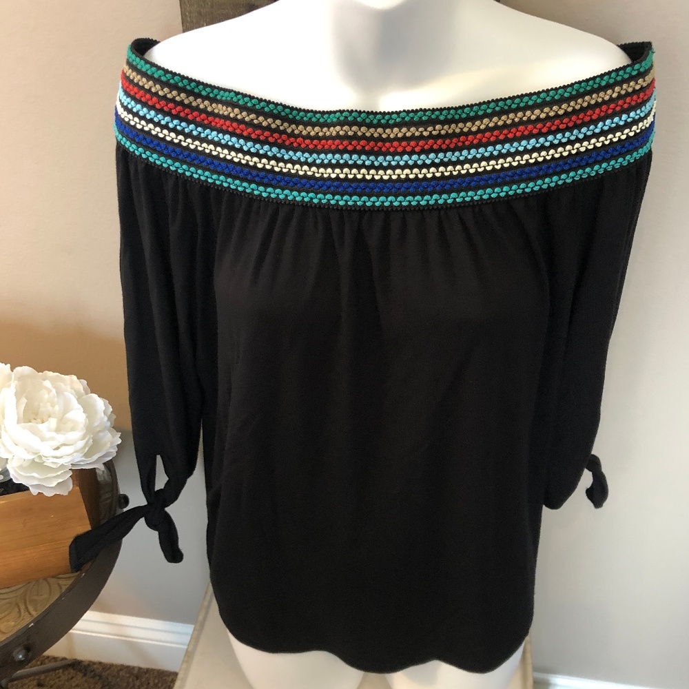 NWT Anthropologie Pebble & Stone Off-Shoulder, S